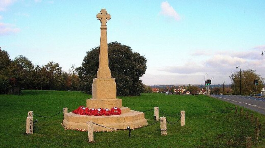 War memorial, Ringmer. Looking east along the village green and B2192. Ringmer was not originally the principal village of the area but a common for the farmers of Rushy Green, Ashton Green, Norlington and Wellingham to graze their livestock on. However, Ringmer soon became the parochial centre, and from the enclosures onwards the village grew, particularly after two turnpikes (nowadays the B2192 and B2124) were driven through the common in the 1740s. Now it's the principal village and the others have become small sleepy hamlets.