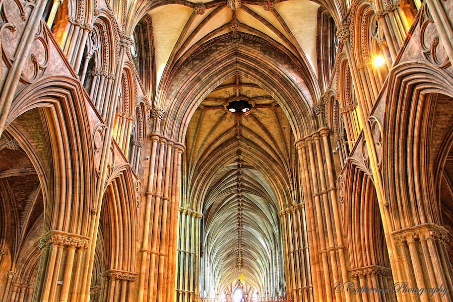 Lichfield cathedral is a Norman and Gothic Cathedral, it is also known as Three Spiral church. #details #travel #red #architecture #nationalpark #England