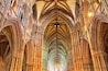Lichfield cathedral is a Norman and Gothic Cathedral, it is also known as Three Spiral church. #details #travel #red #architecture #nationalpark #England