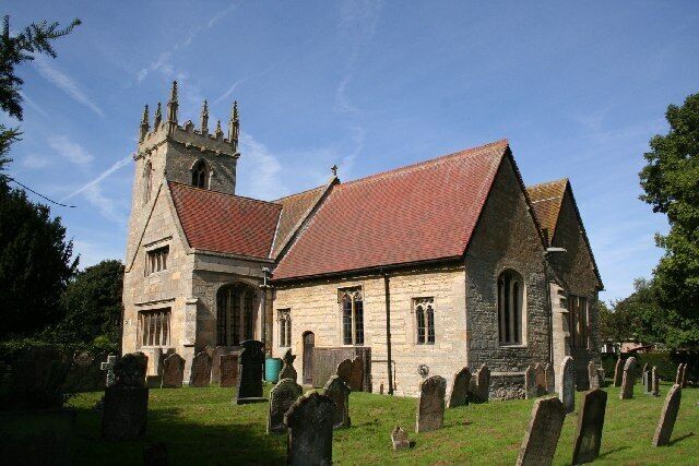 St Peter's parish church, Norton Disney, Lincolnshire, seen from the southeast