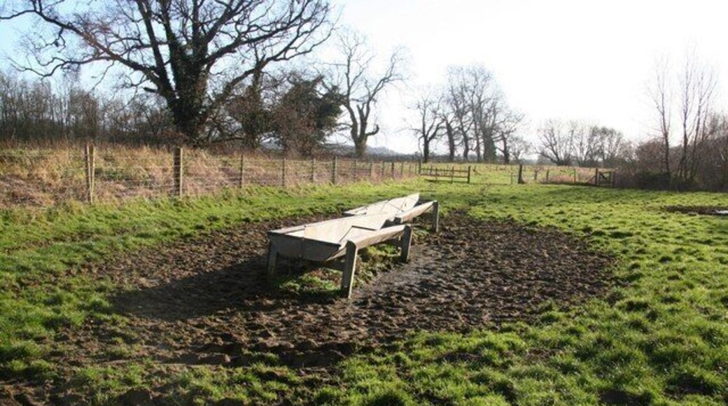 Cattle troughs Cattle troughs in a field near Burton Bridge