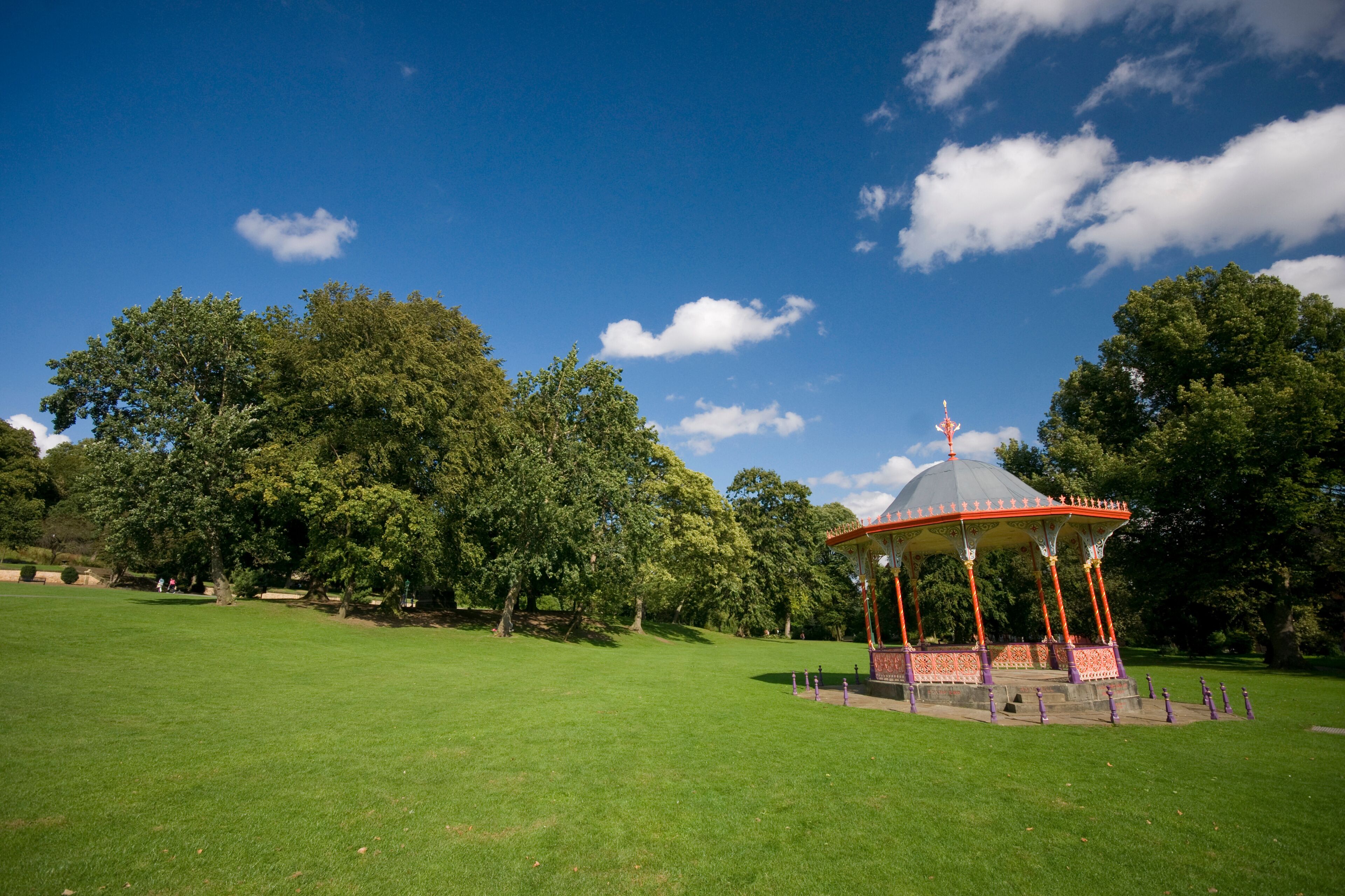 View of the Arboretum in the east end of Lincoln, Lincolnshire, UK - August 2009