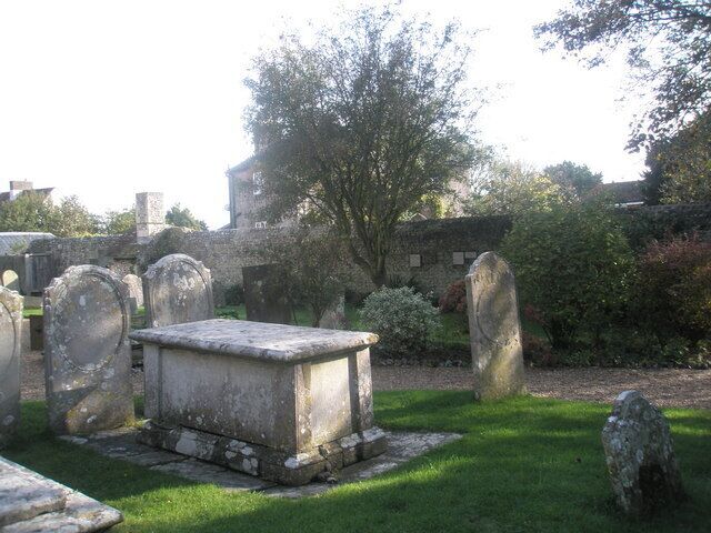 Tomb in the churchyard at St Mary, Climping