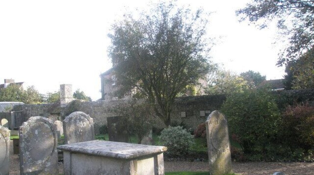 Tomb in the churchyard at St Mary, Climping