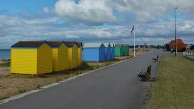 As the sun comes out you can see the beauty of the sussex coast