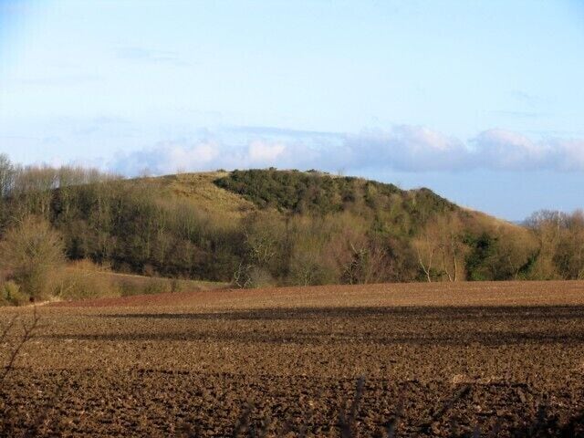 Mound by quarry The mound is either the remains of a hill or a large mound of quarry waste. A large quarry is just over the top.