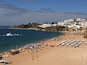 This beach in Albufeira is amazing!