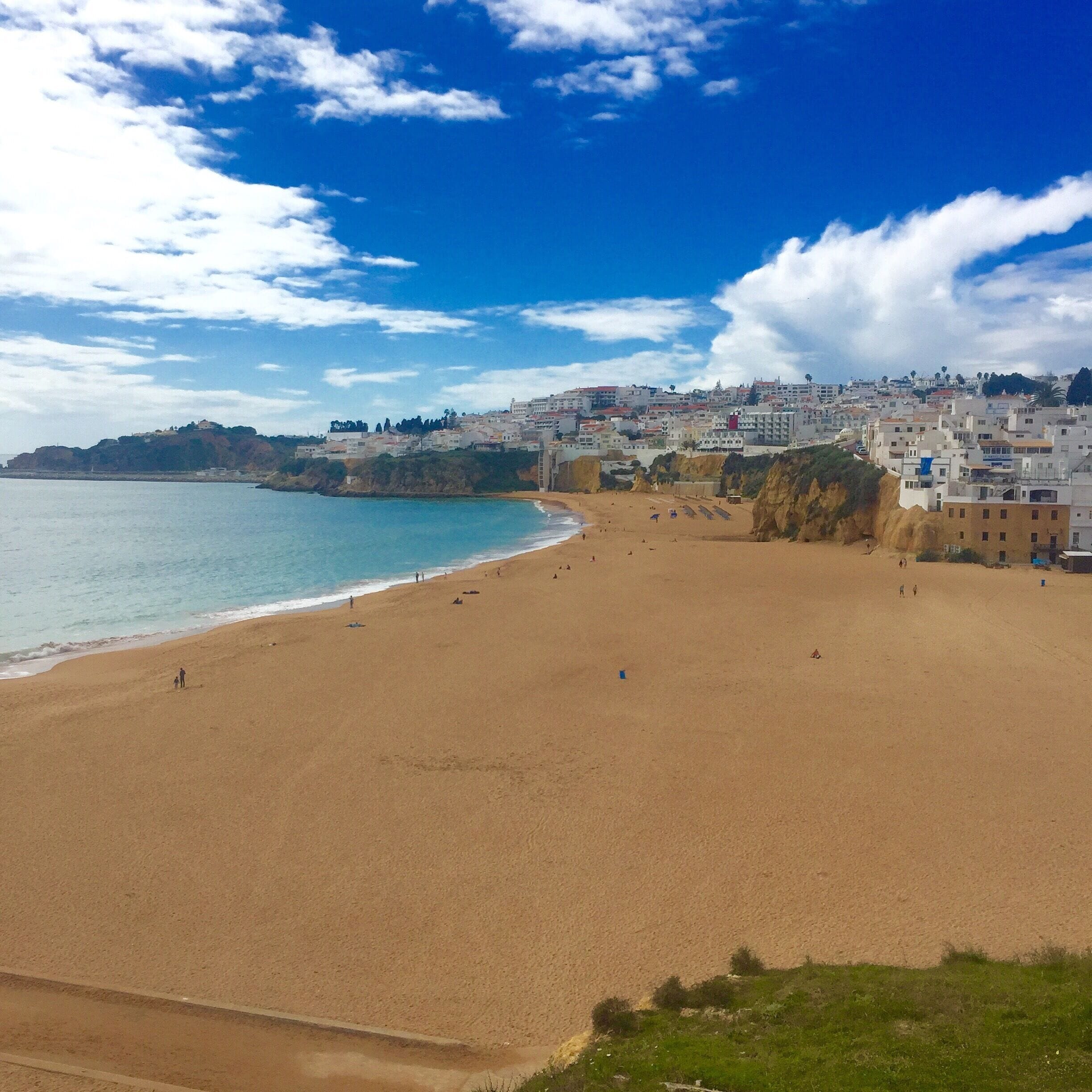 #Albufeira #beach #sand #sea #sun #potrugal #coast