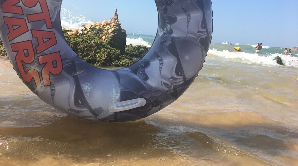 Sand castle behind Star Wars----PEACE all we need...