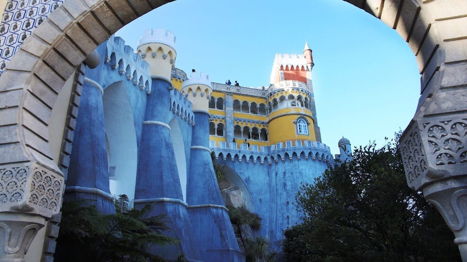 The Pena Palace, is an extreme example of the Portuguese romantic architecture.
