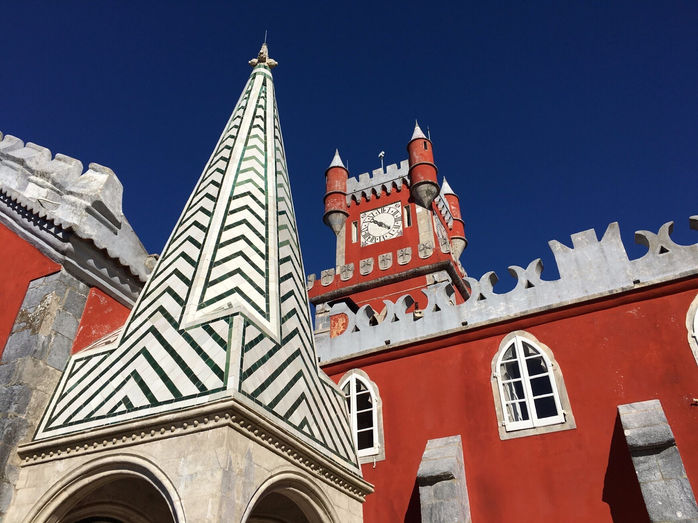 Originally on our visit to Lisbon, we hadn't even planned to visit Sintra, but we're so glad we did! The whole area was magical, and Pena Palace was the highlight.

The palace is a short walk up a fairly steep hill, but it's absolutely worth it. If you're going to visit Lisbon, I'd recommend 2 days for Sintra alone, it's fantastic! #LifeatExpedia