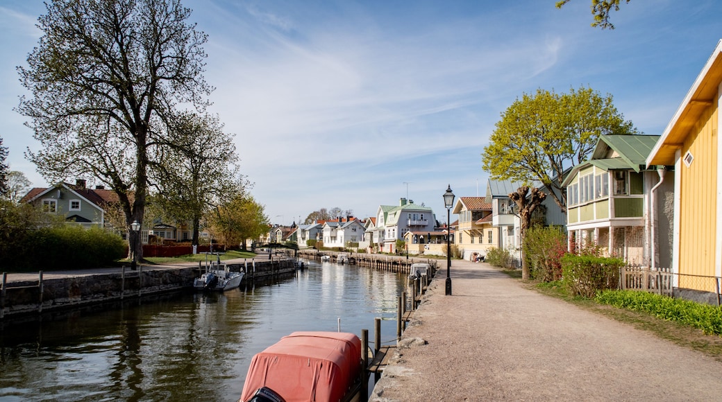 Sweden Trosa in Spring Fisher village
