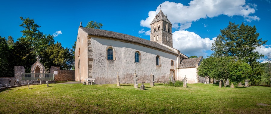Eglise et cimetière de Saint Point où repose Lamartine