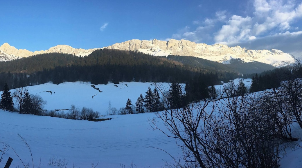 Les arêtes du Gerbier et les rochers du Ranc des Agnelons, dans le massif du Vercors.