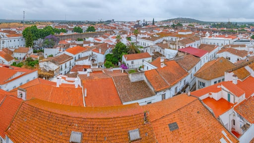 Panorama of Portuguese town Serpa