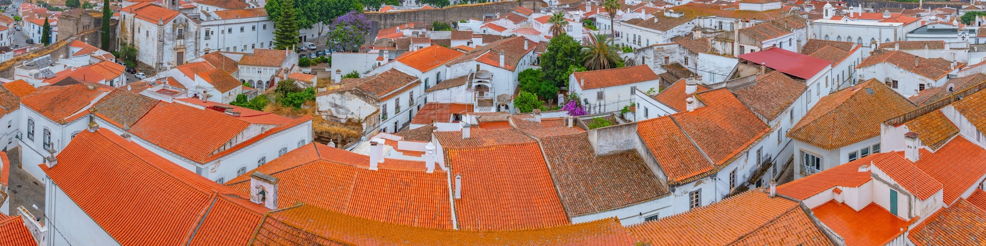 Panorama of Portuguese town Serpa