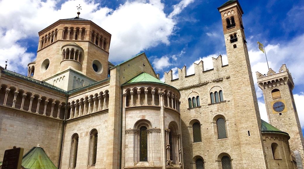 Romanesque-Gothic Cathedral and Palazzo Pretorio, at Trento, Italy