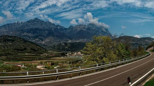 Vigolo Baselga - Strada di Vigolo Baselga - ICE Photocompilation Viewing from West to NNE