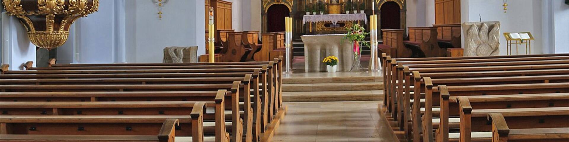 Catholic Parish Church "Mariä Himmelfahrt" in Grafenau, Germany.