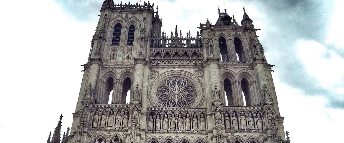 I'm going to get a sore neck in France. These cathedrals draw the eye up, and up, and up. This one in particular.