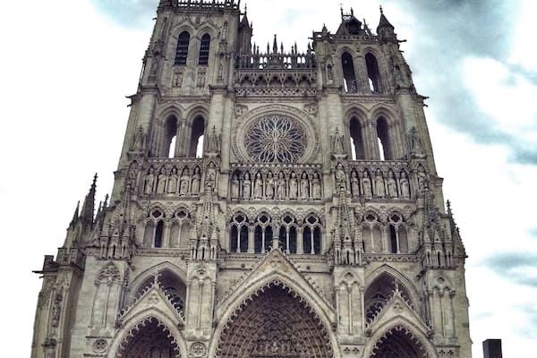 I'm going to get a sore neck in France. These cathedrals draw the eye up, and up, and up. This one in particular.