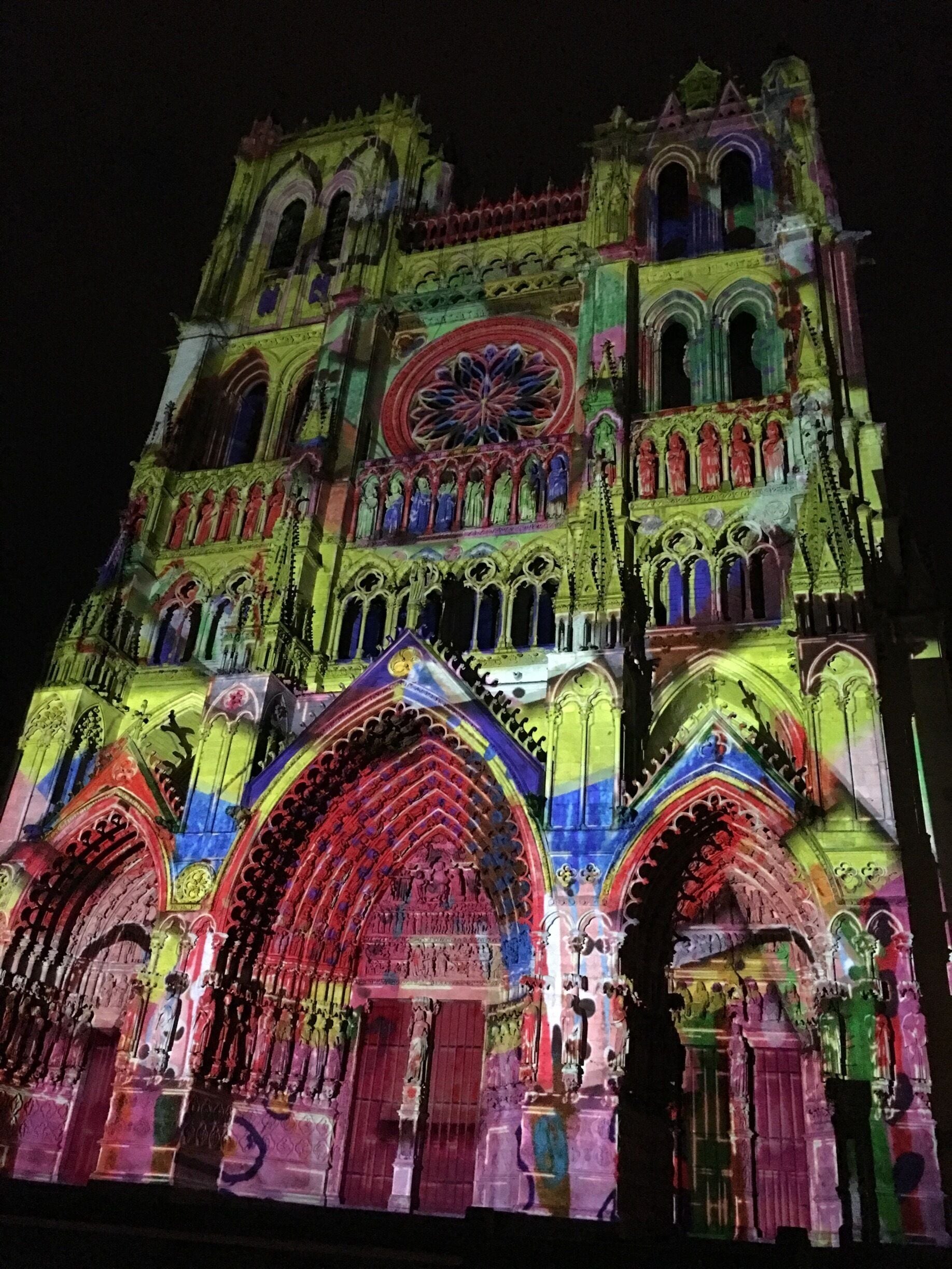 Light show in Ameins 