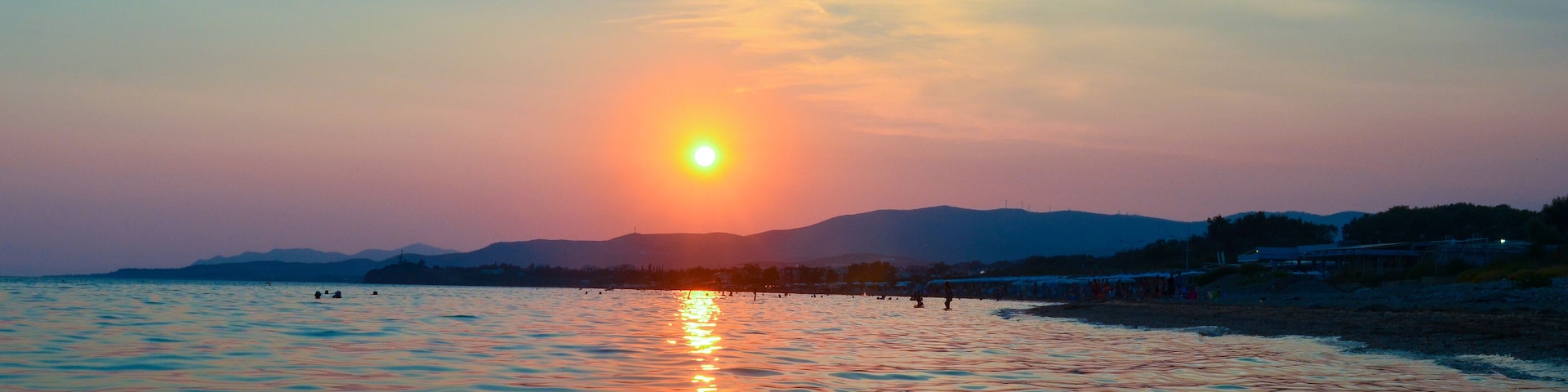 Sonnenuntergang in Alexandroupoli - Griechenland