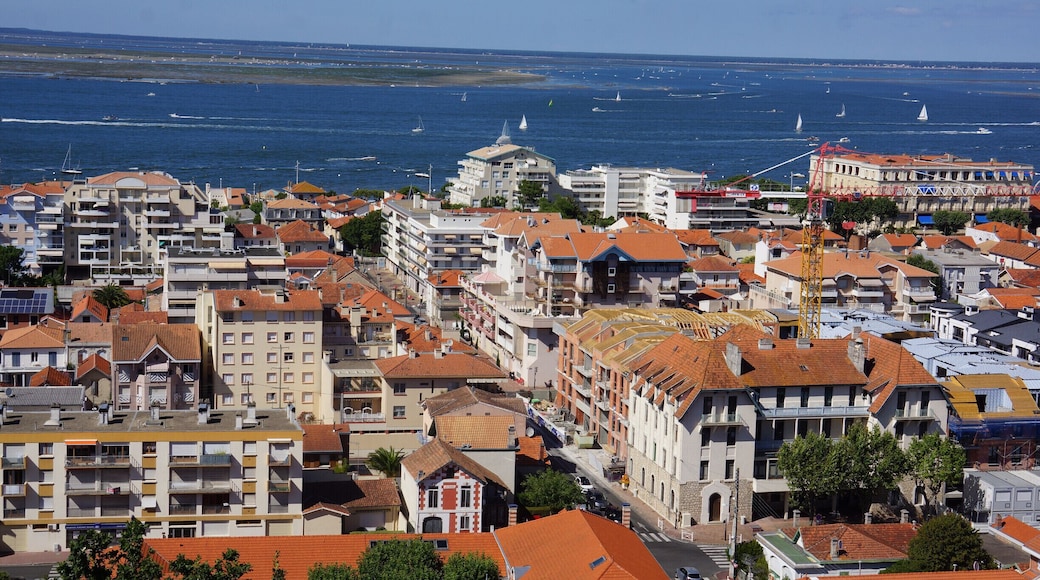 Blue sky meets sea at Arcachon, France