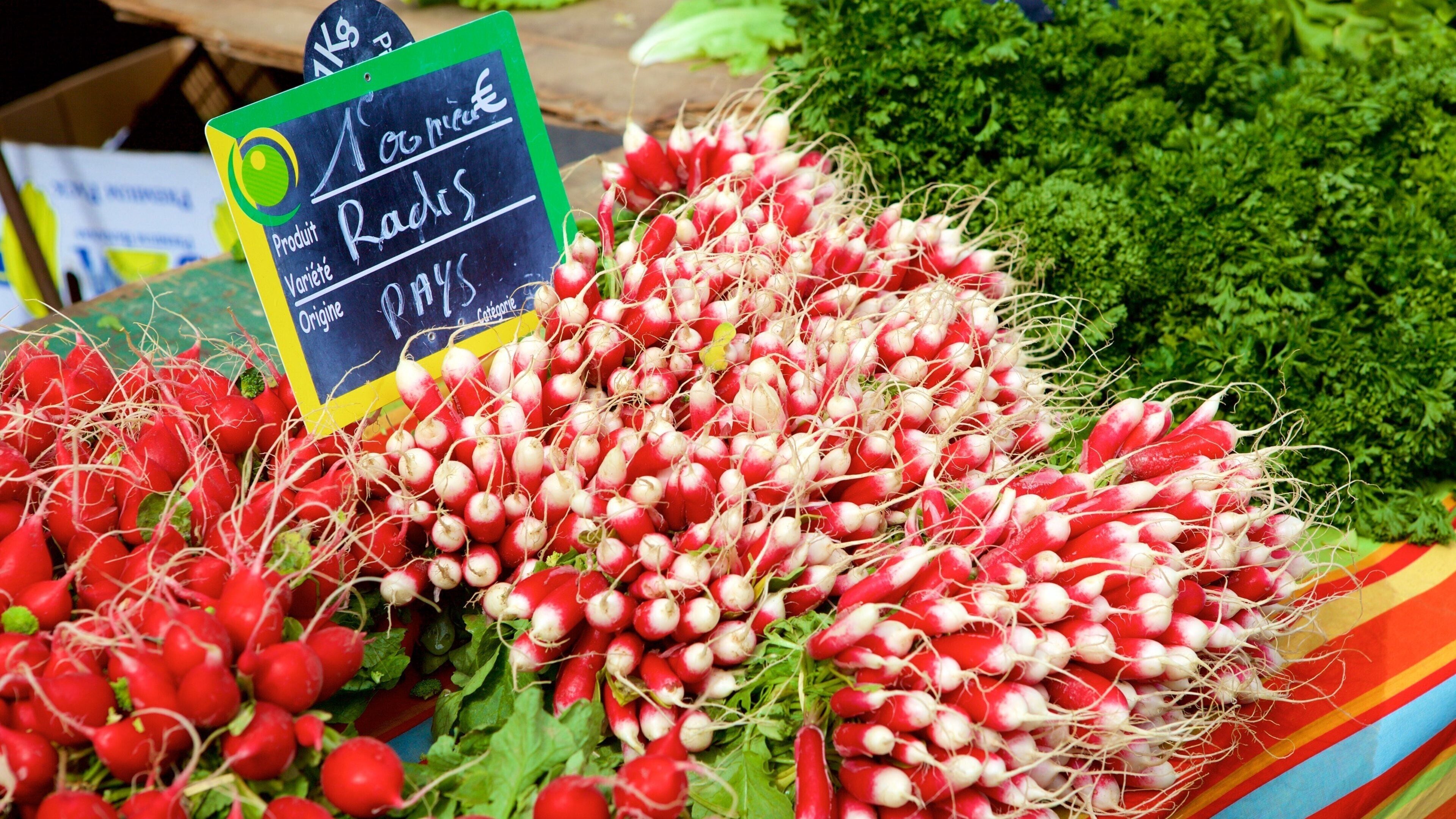 Arras mostrando mercados y comida
