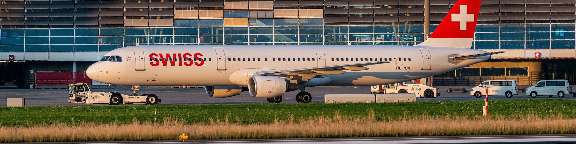 Zurich which includes an airport and signage