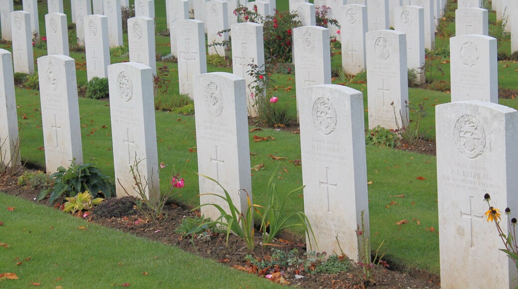 Bayeux War Cemetery, in Normandy, France.