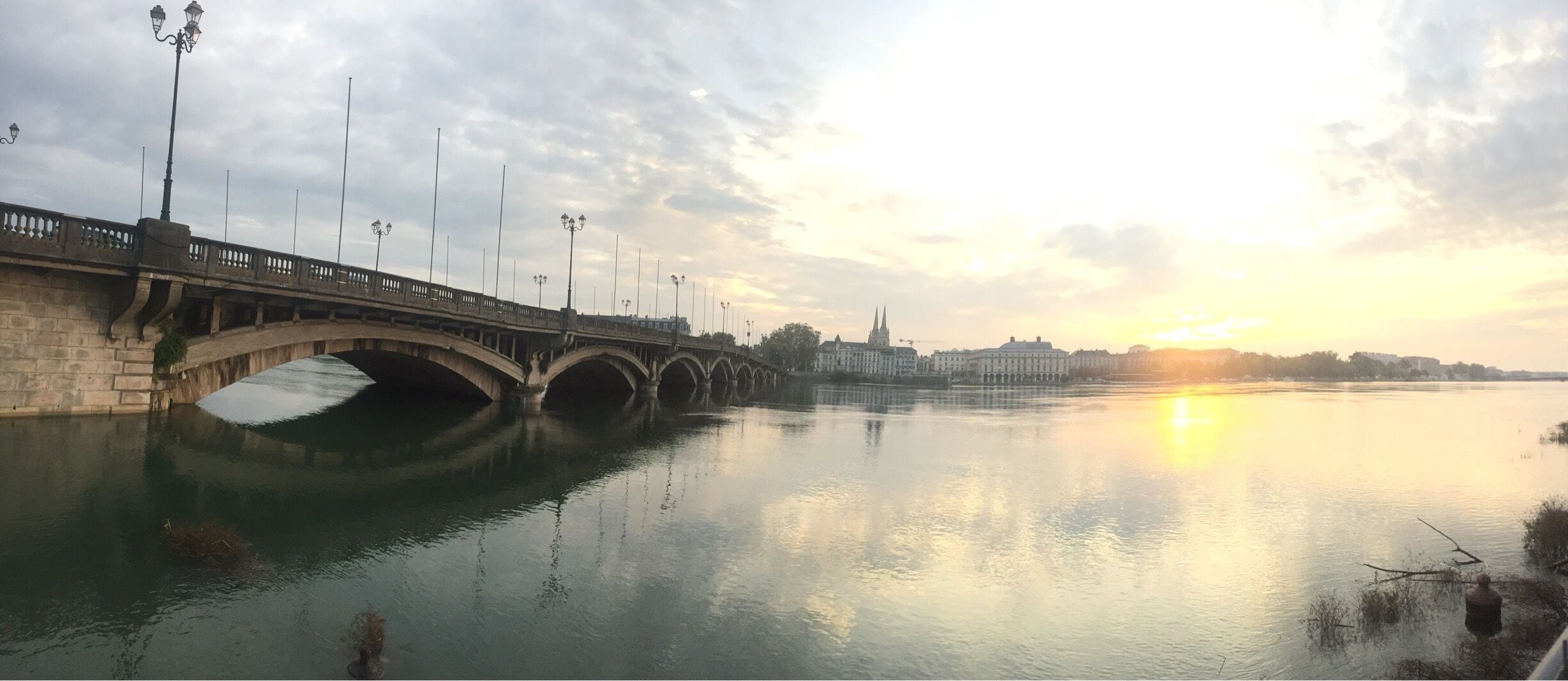 On our way to London by French west coast...