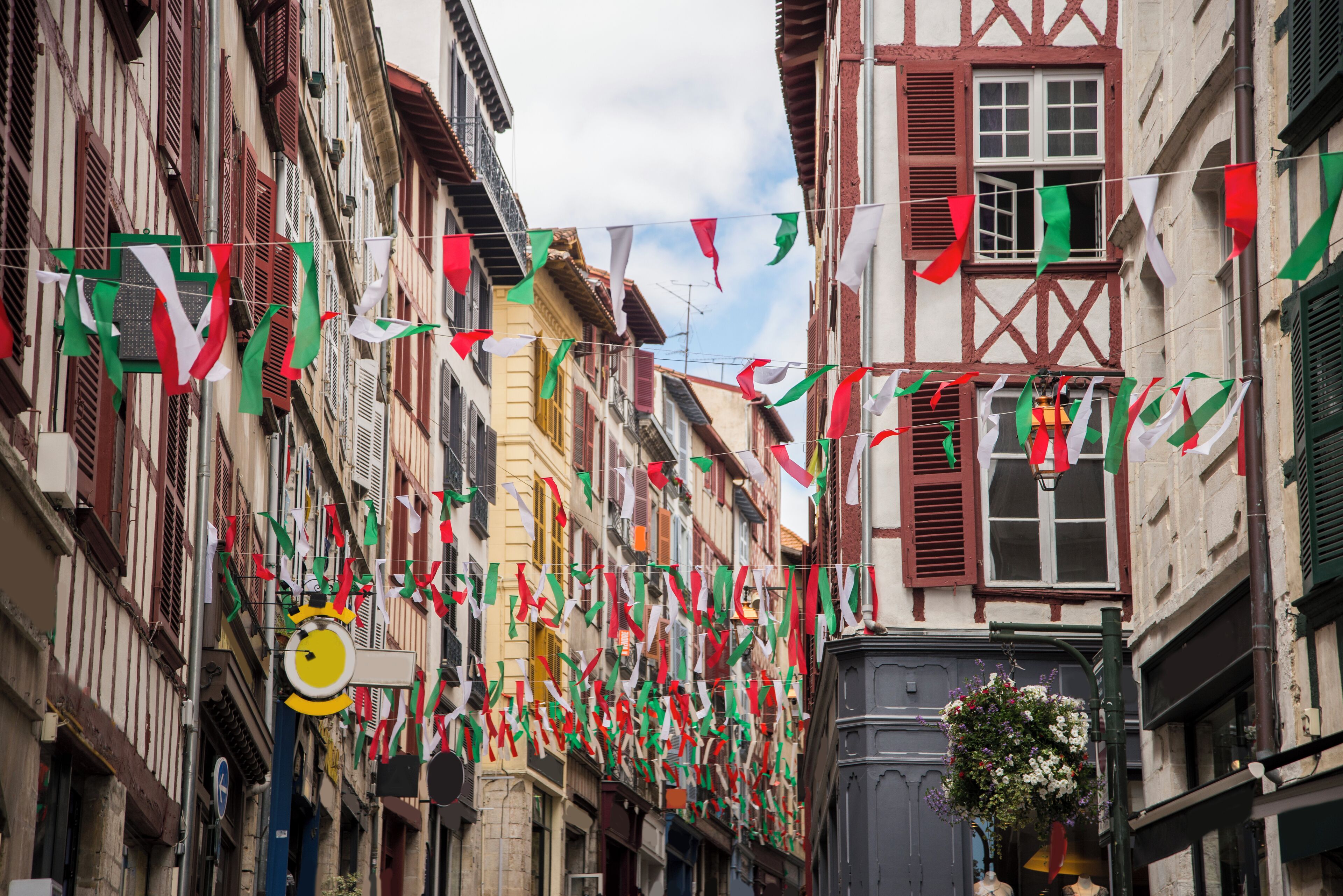 Bayonne, France, during summer.