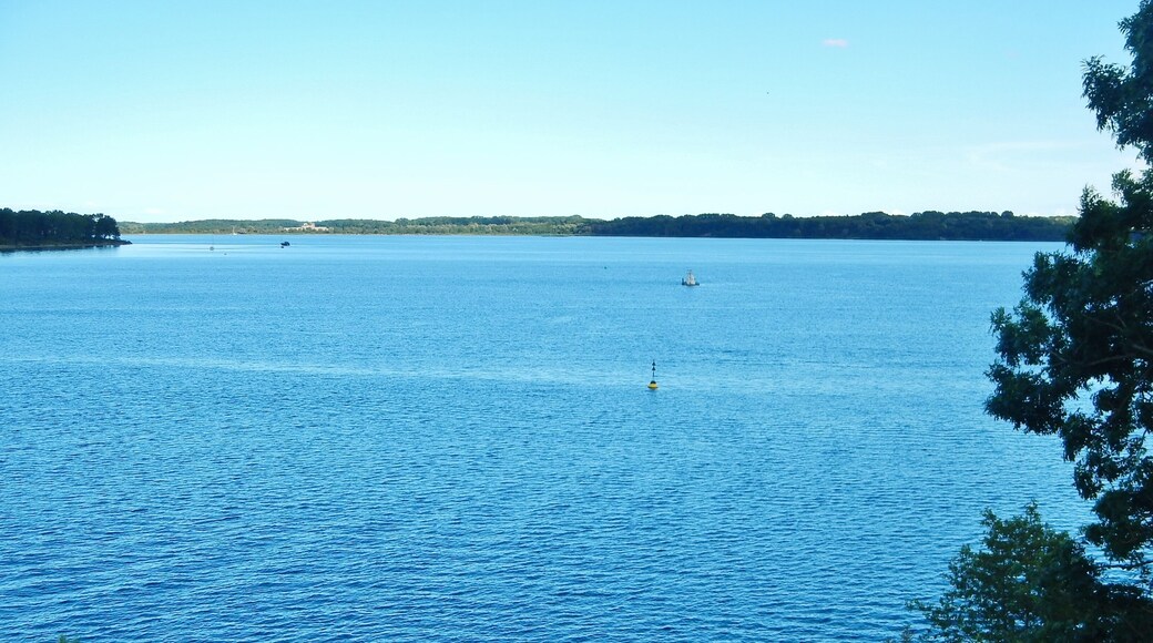 Ausblick vom Naturschutzgebiet Dummersdorfer Ufer auf die Trave
