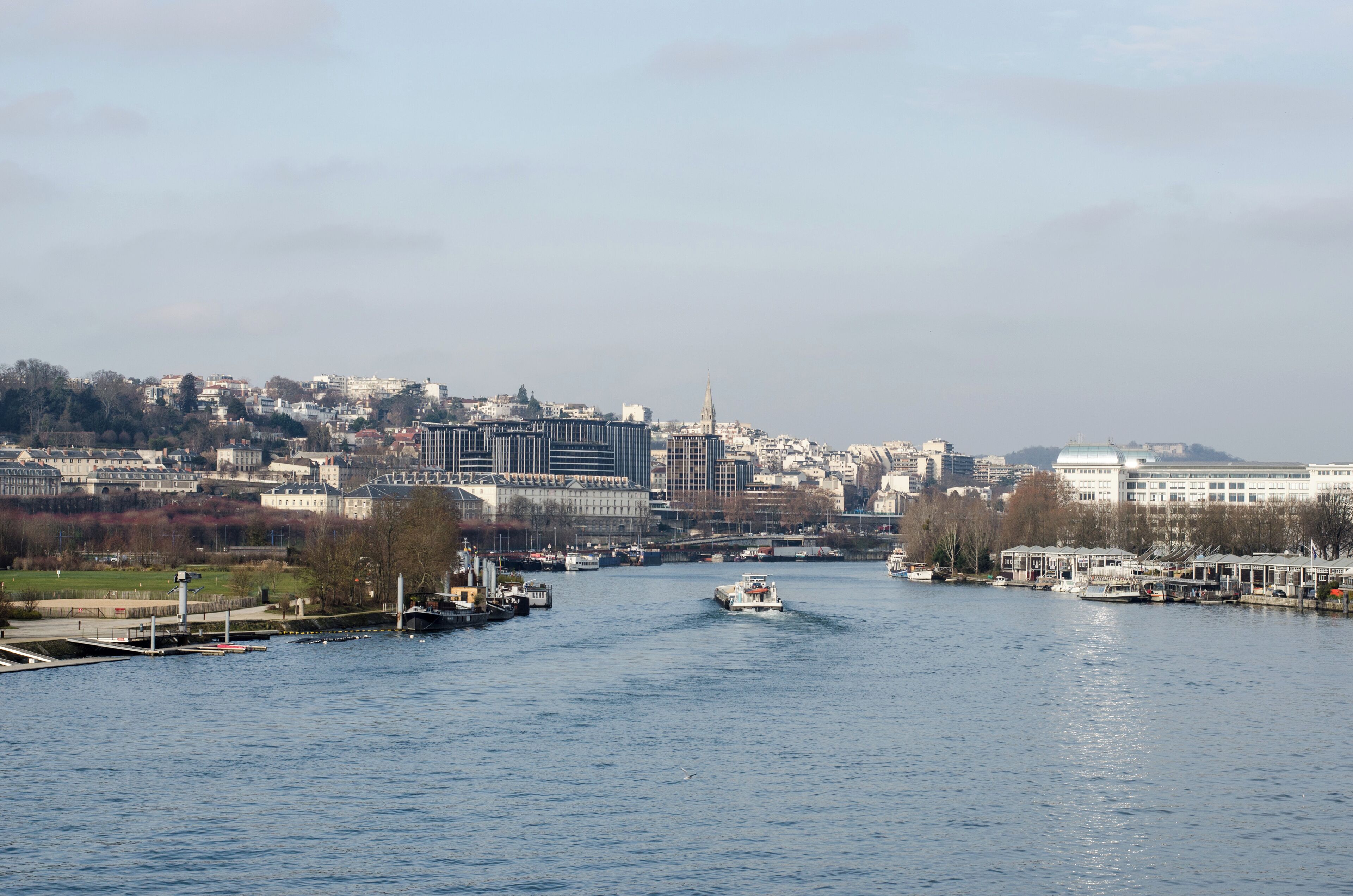 Saint-Cloud from Pont de Sèvres.