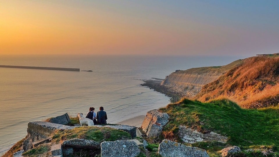Thé perfect place for a sunset walk 🌅
#france #sunset