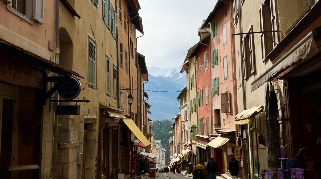 Medieval village in brainçon, France