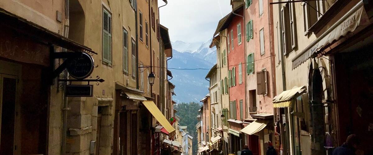 Medieval village in brainçon, France