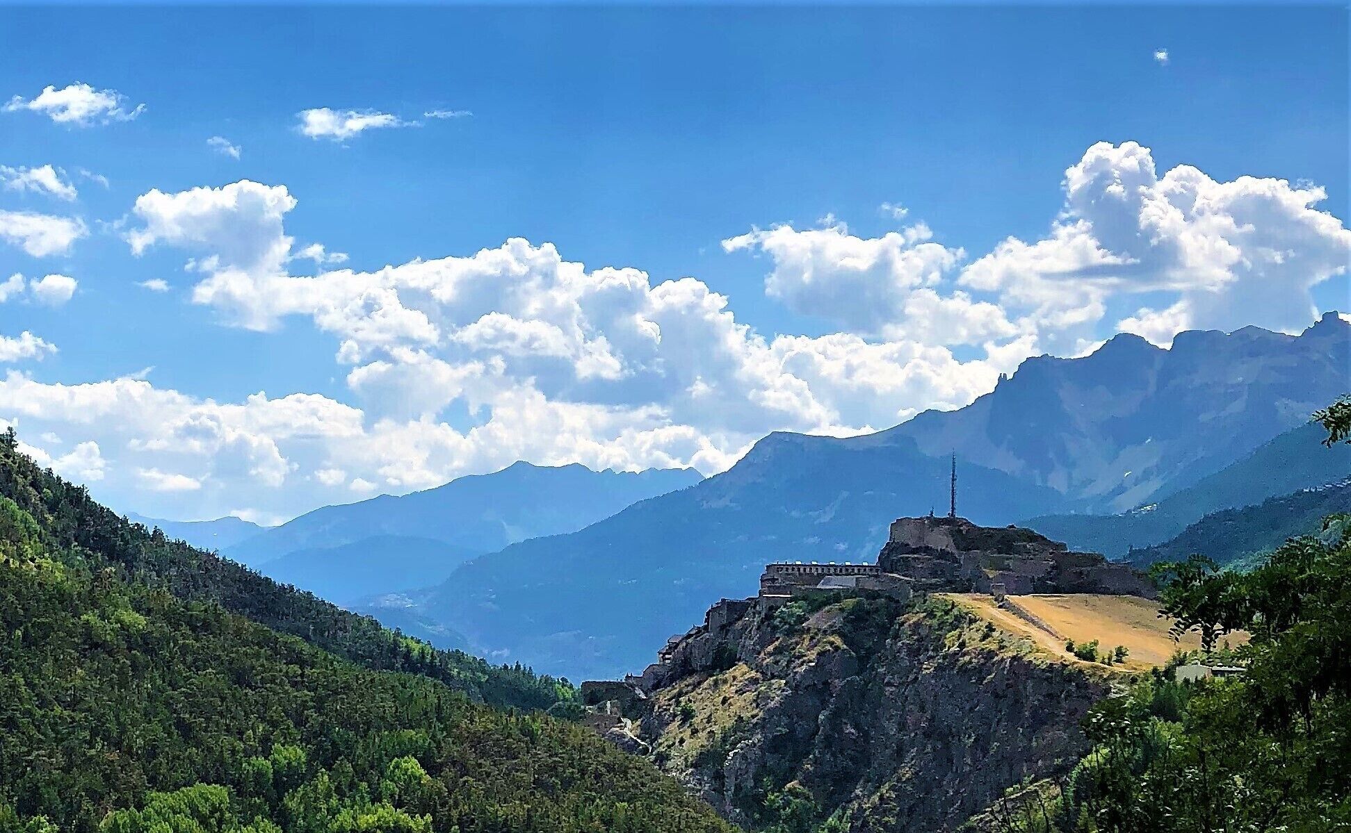 Construction of this medieval fort began in the 14th century. The castle sits on a rock high above the Vauban city of Briançon. At one time, the fort was considered the highest city in Europe. Mainly ruins, a well-designed self-guided tour is offered at the fort. #History