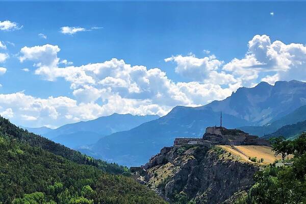 Construction of this medieval fort began in the 14th century. The castle sits on a rock high above the Vauban city of Briançon. At one time, the fort was considered the highest city in Europe. Mainly ruins, a well-designed self-guided tour is offered at the fort. #History