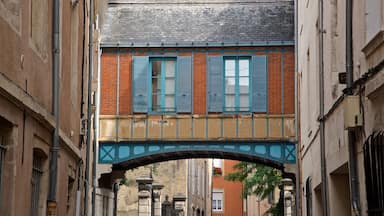 Chalon-sur-Saone featuring a city