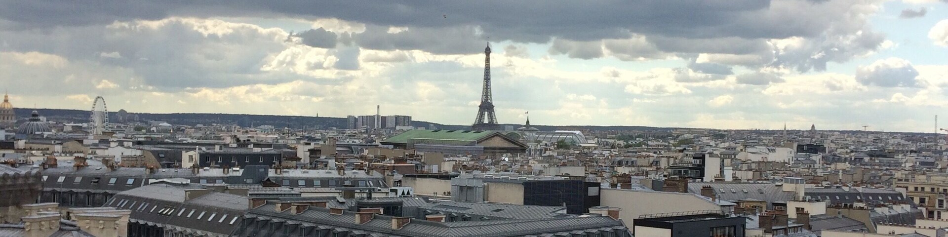 Dont leave Paris without seeing the view from on top of Galeries Lafayette. It has the best view that I have witnessed in Paris so far!