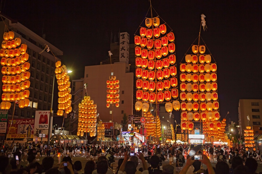 Akita Kanto Matsuri, Akita, Akita Prefecture, Japan