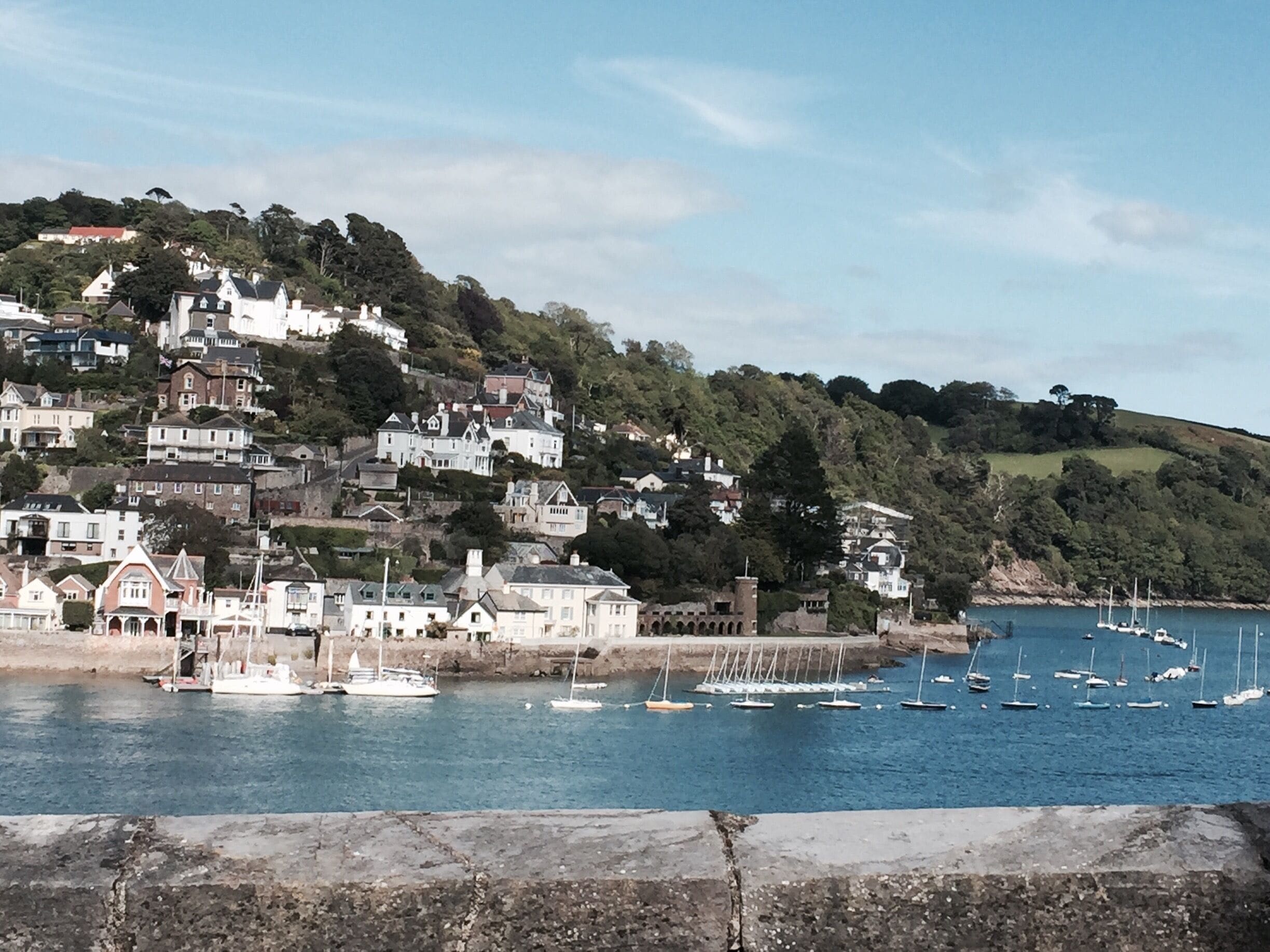 The view across the harbor in salcombe harbor in Devon England #waterlust photo challenge!