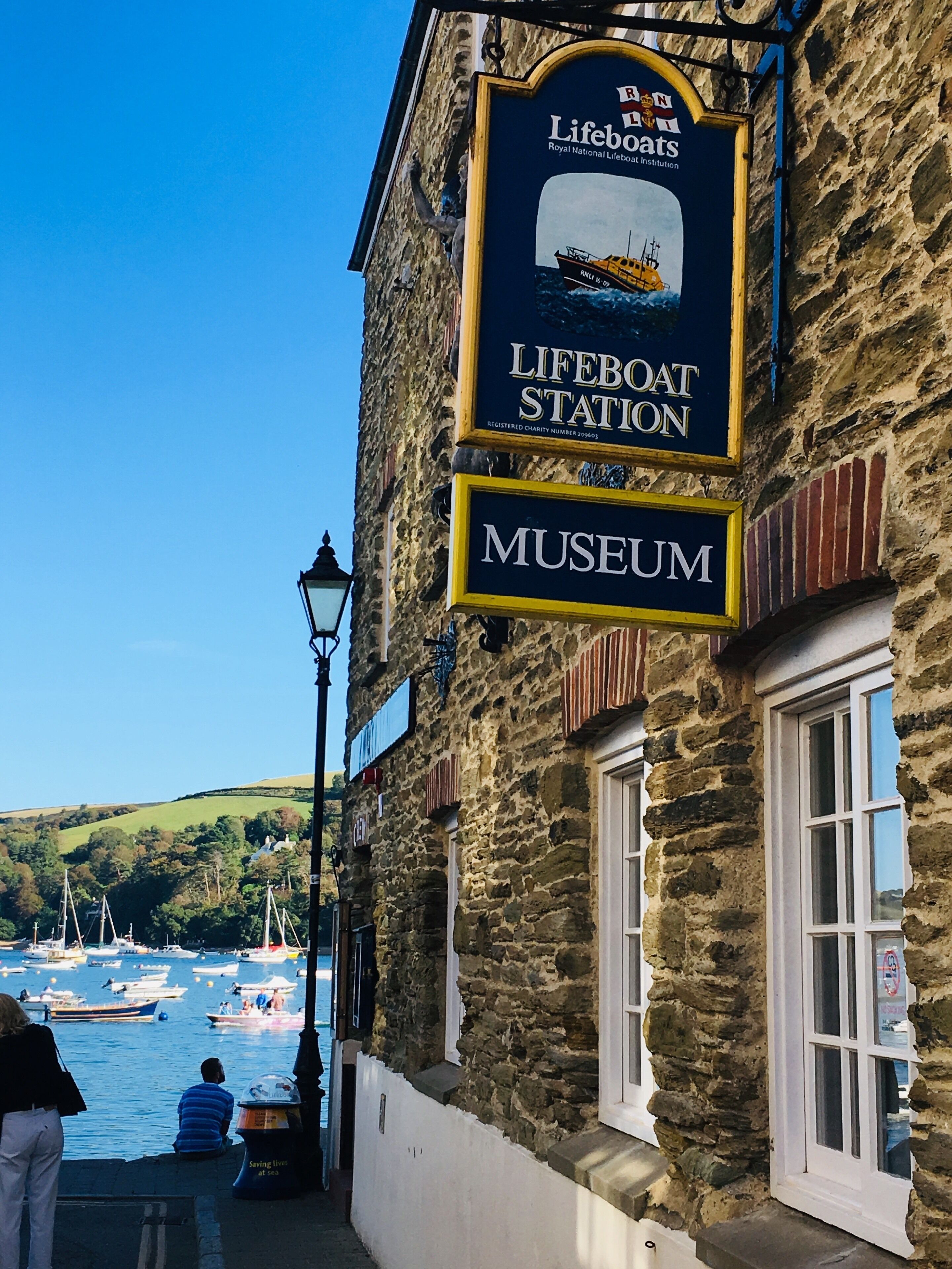 This spot in Salcombe is a gorgeous place to sit and watch the river life go by.