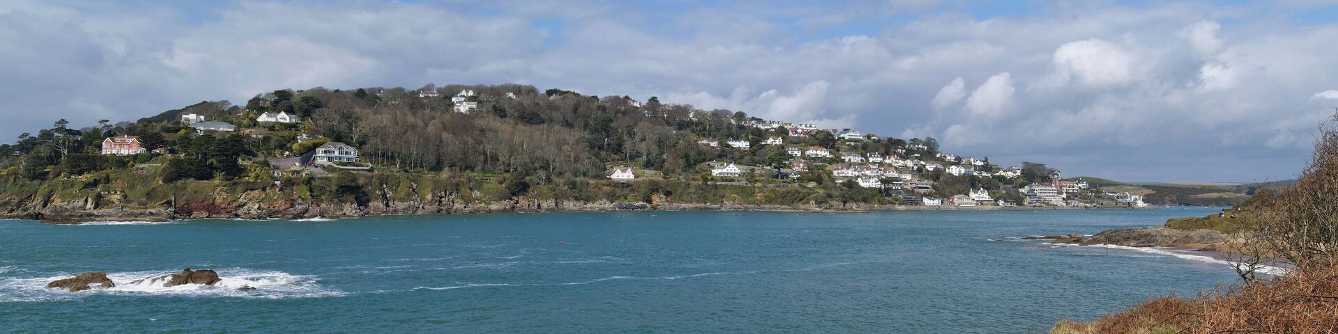 A view of Salcombe looking north up the estuary from the eastern side. This view can be seen in the Agatha Christie's Marple episode ''Towards Zero'' (film)Towards Zero (2007).