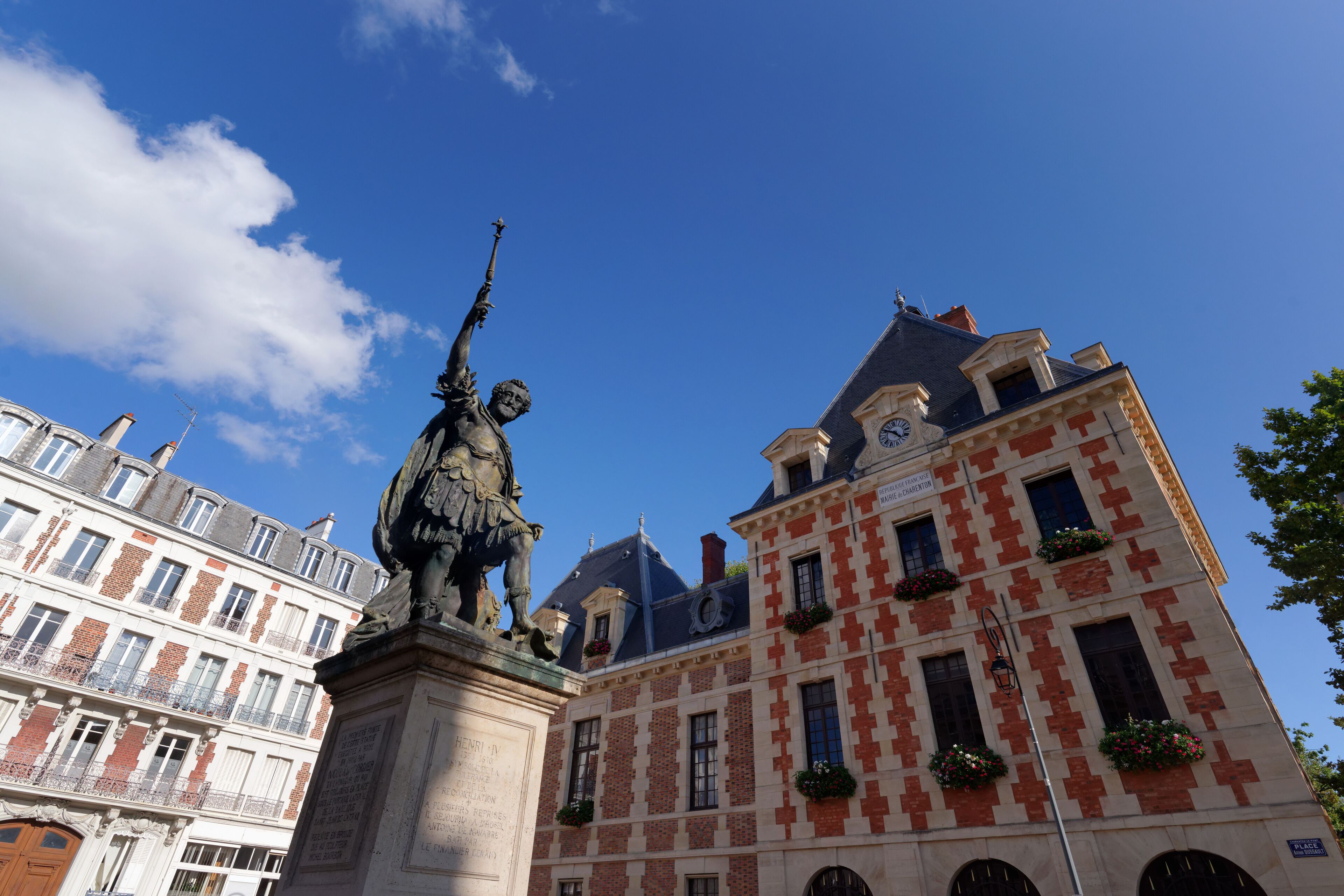 Town hall of Charenton-le-Pont city. Île-de-France region