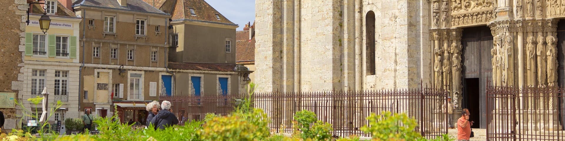 Chartres showing heritage architecture and heritage elements