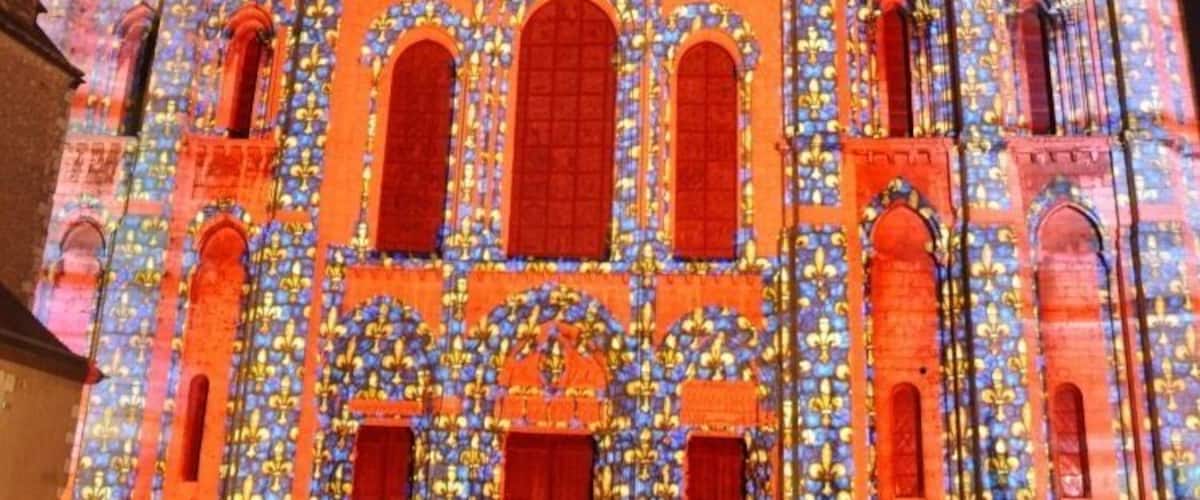 Coloured images projected onto the cathedral this red one stood out In particular #Red