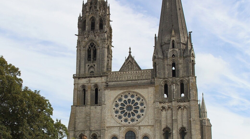 My favorite cathedral. Not only is the stained glass incredible, the cathedral also has Malcolm Miller. Take his 75-minute tour and you will never look at a cathedral the same way again.
Mr. Miller has been guiding here since 1958. Yes, you read that right. 1958. 59 years. Mr. Miller has literally written the book on Chartres. The 12th-century cathedral is his life's work, and his passion for the cathedral is obvious every time you join his tour.
If you find yourself in Paris, hop a morning train to Chartres and catch his daily tour. Contact the cathedral to confirm dates and times, especially during the off season.